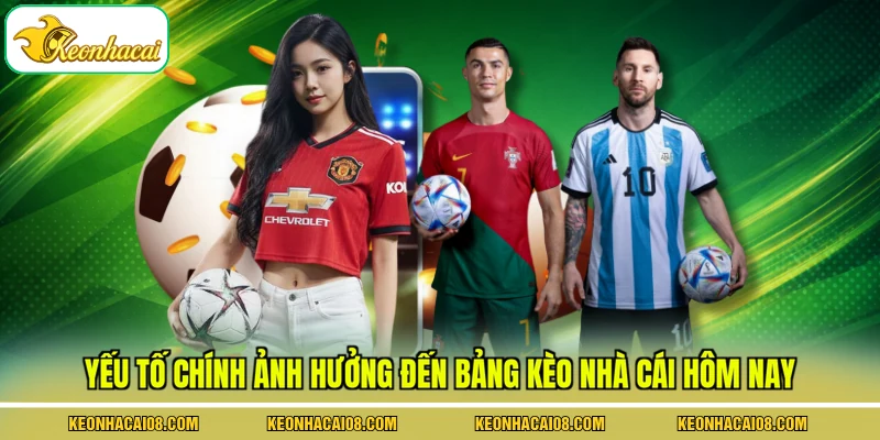 Bảng Kèo Nhà Cái Hôm Nay - Cập Nhật 3 Trận Quan Trọng Nhất 4 Yếu tố chính ảnh hưởng đến bảng kèo nhà cái hôm nay